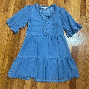 Loft Chambray XS Petite Sundress